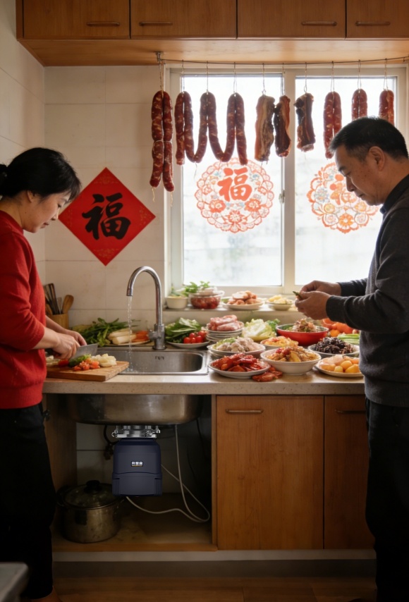 帝普森厨余垃圾处理器D66使用场景